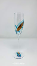 Load image into Gallery viewer, Champagne Flute - Turquoise and Copper Collection
