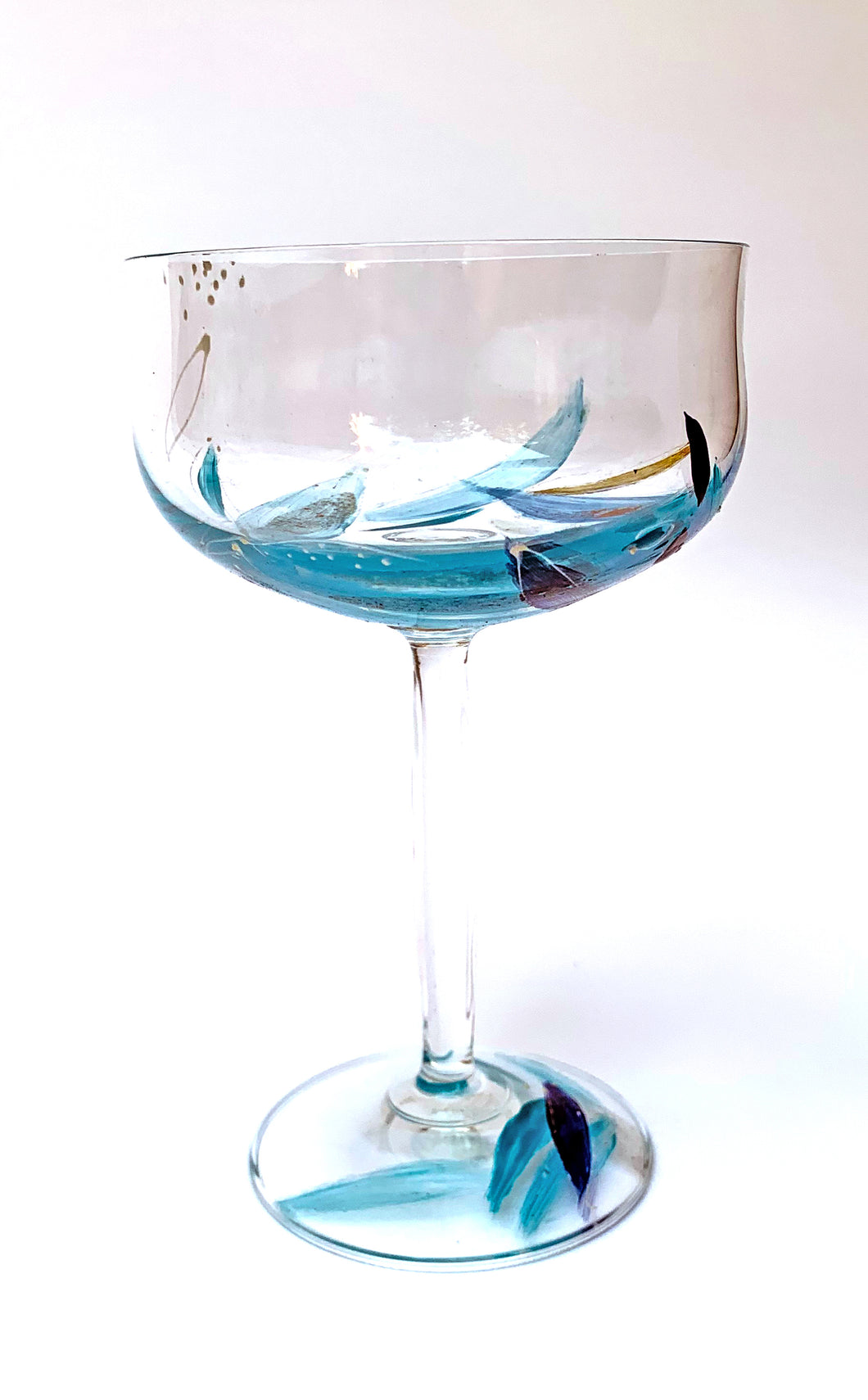 Champagne Coupe - Blue Leaf Collection