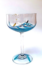 Load image into Gallery viewer, Champagne Coupe - Blue Leaf Collection
