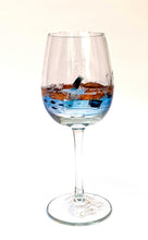 Load image into Gallery viewer, Porto Wine Glass - Copper Swirl Collection
