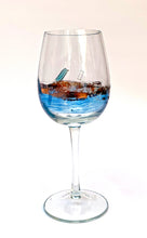 Load image into Gallery viewer, Porto Wine Glass - Copper Swirl Collection
