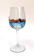 Load image into Gallery viewer, Porto Wine Glass - Copper Swirl Collection
