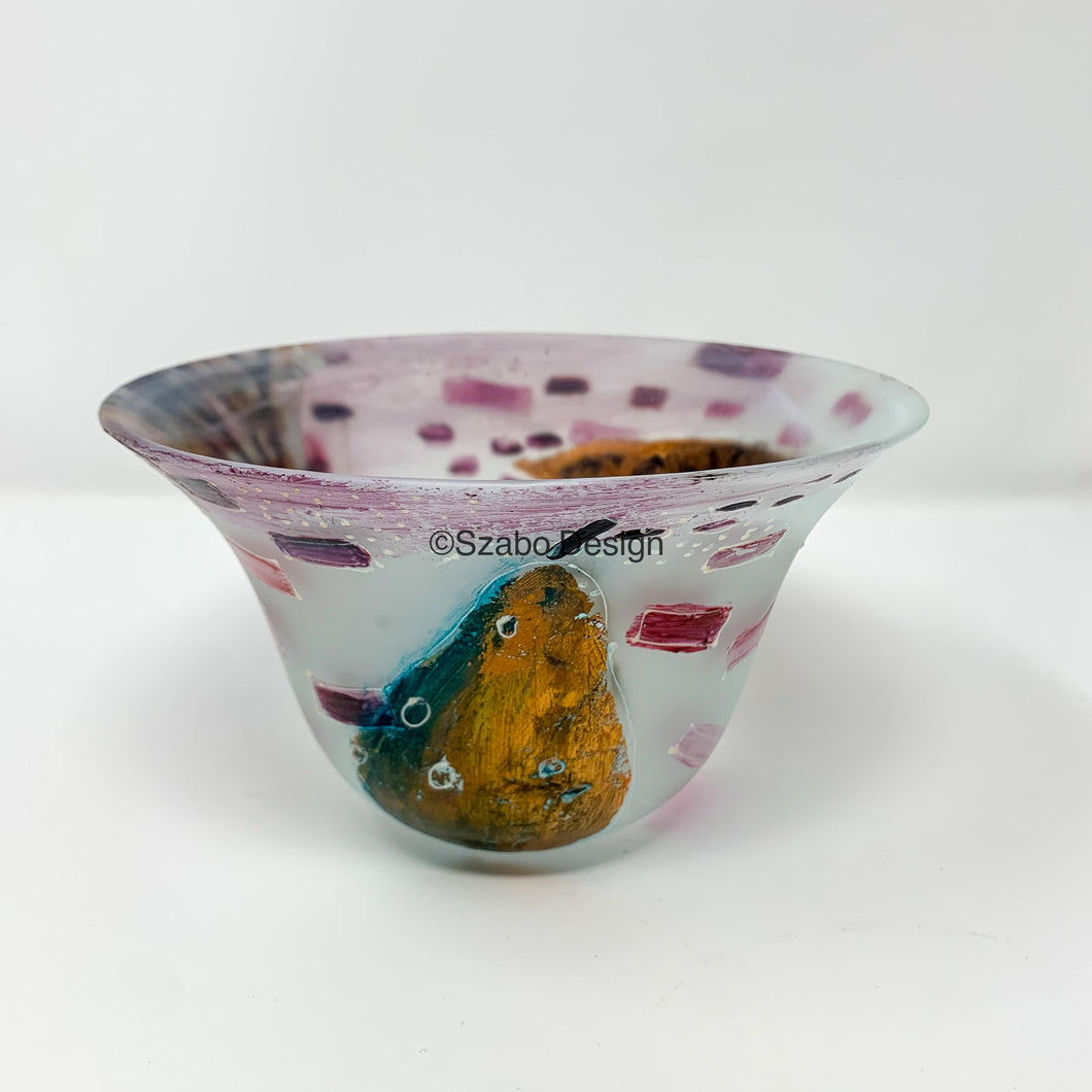 Bowl - Spring Purple Pear